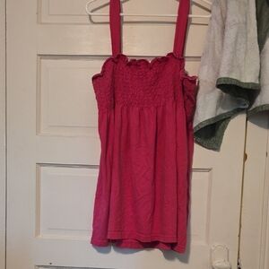 Elegant Fuchsia Women's Tank Top